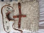 Rieten handtas, Ophalen of Verzenden, Nieuw, Beige, Handtas