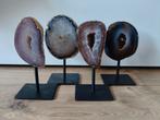Agaat op standaard, Verzamelen, Mineralen en Fossielen, Ophalen of Verzenden, Mineraal
