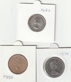 3 Canada munten zie omschr, Losse munt, Verzenden, Noord-Amerika