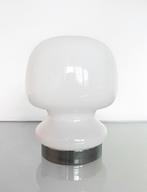 Vintage 70s Italiaanse mushroom paddenstoel lamp, Huis en Inrichting, Ophalen of Verzenden, Glas, Minder dan 50 cm