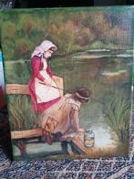 Schilderstukje, Antiek en Kunst, Kunst | Schilderijen | Klassiek, Ophalen of Verzenden