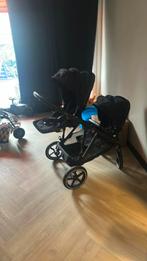 Cybex Gazelle S Duowagen - Zwart, Kinderen en Baby's, Kinderwagens en Combinaties, Ophalen of Verzenden, Zo goed als nieuw, Met reiswieg