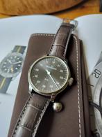 Prachtig Meistersinger N°01 Mechanisch horloge 43 mm, Sieraden, Tassen en Uiterlijk, Horloges | Heren, Overige merken, Leer, Staal