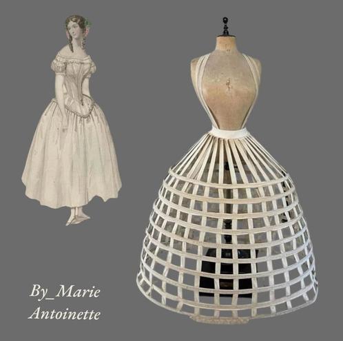 Crinoline/pannier-antiek-1830-1850, Antiek en Kunst, Antiek | Kleding en Accessoires, Ophalen of Verzenden