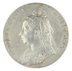 SILVER QUEEN VICTORIA DIAMOND JUBILEE COMMEMORATIVE MEDAL, Postzegels en Munten, Penningen en Medailles, Verzenden, Zilver, Buitenland