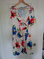 Angelle Milan Bloemenjurk - Maat XXL, Kleding | Dames, Angelle Milan, Wit, Maat 46/48 (XL) of groter, Ophalen of Verzenden