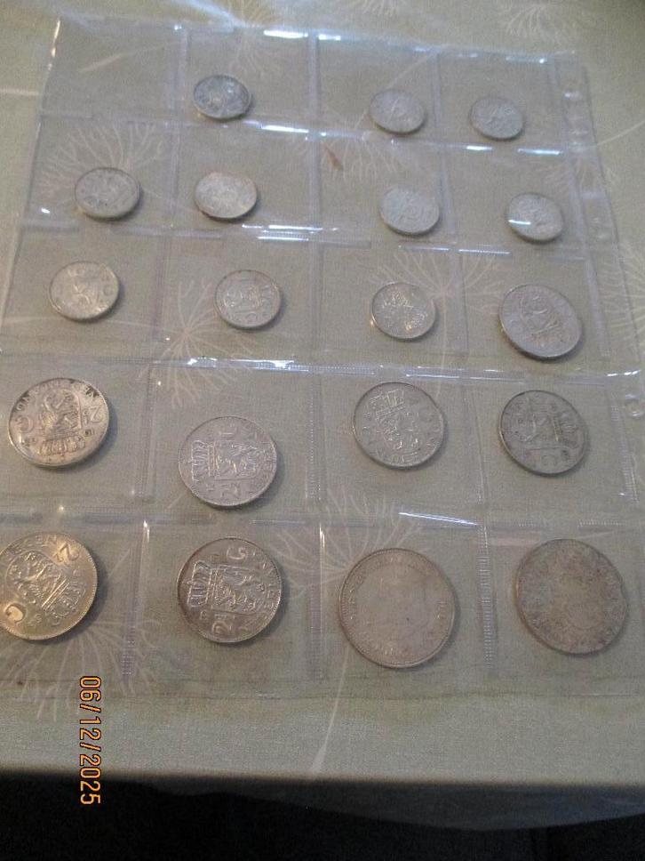 munten, Postzegels en Munten, Munten | Nederland, Setje, 10 gulden, Koningin Juliana, Zilver, Ophalen of Verzenden