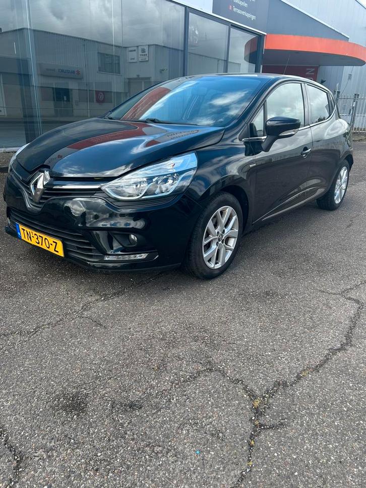 Renault Clio Energy 90pk 2018 Zwart | LICHTE SCHADE, Auto diversen, Schadeauto's, Handgeschakeld, Benzine, Hatchback, Zwart, Ophalen