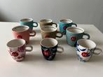 Douwe Egberts set van 9 kopjes, Huis en Inrichting, Keuken | Servies, Ophalen of Verzenden, Zo goed als nieuw, Overige stijlen