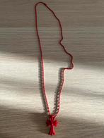 Chrome hearts red rubber necklace, Ophalen of Verzenden, Zo goed als nieuw, Rood