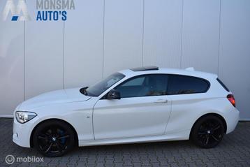 BMW 120d AUT. 220pk M-Sport 2014 Alpinweiss Schuifdak Leder  beschikbaar voor biedingen