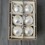 Vintage parelmoer grote glazen kerstballen, Diversen, Kerst, Ophalen of Verzenden