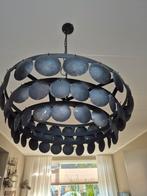 Schijfjeslamp, 70cm breed, Ophalen, Gebruikt, Vintage, Metaal