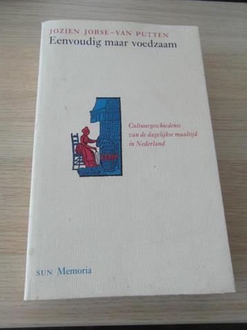 boek: Cultuurgeschiedenis van de  maaltijd in Nederland beschikbaar voor biedingen