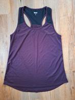 MKBM aubergine zwarte sporttop,  mt. S, Kleding | Dames, Sportkleding, Maat 38/40 (M), Mkbm, Ophalen of Verzenden, Fitness of Aerobics