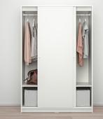 Ikea schuifdeur kast wit, Ophalen, Zo goed als nieuw, 50 tot 75 cm, 200 cm of meer