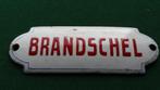 Emaille brandweer bordje BRANDSCHEL Begin 20e eeuw, Antiek en Kunst, Ophalen of Verzenden