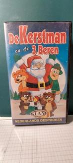 vintage jaren 90 videoband vhs de kerstman en de 3 beren, Alle leeftijden, Ophalen of Verzenden