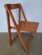 vintage design houten klapstoel Trieste ontwerp Aldo Jacober, Bruin, Ophalen of Verzenden, Eén, Hout