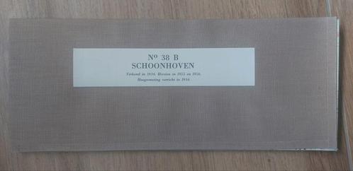 38B Stafkaart 1959 Schoonhoven Oudewater Stolwijk Haastrecht, Boeken, Atlassen en Landkaarten, Zo goed als nieuw, Landkaart, Nederland
