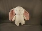 primark konijn wit roze lange oren en handjes velours 16 cm, Ophalen of Verzenden, Nieuw, Konijn