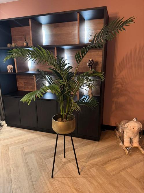 Zeer mooie kunst areca palm 120 hoog, Huis en Inrichting, Kamerplanten, Overige soorten, 100 tot 150 cm, In pot, Ophalen