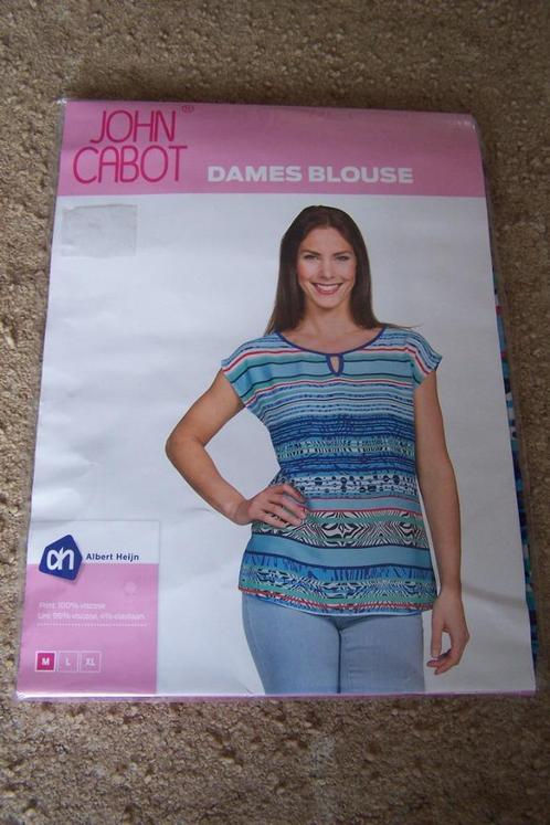 T-shirt / top dames -- maat M / 38 -- John Cabot (nieuw!), Kleding | Dames, T-shirts, Nieuw, Maat 38/40 (M), Blauw, Korte mouw