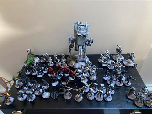Star wars legion volledig geschilderd imperial leger, Hobby en Vrije tijd, Wargaming, Zo goed als nieuw, Overige soorten, Figuurtje(s)