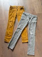 2 ribbroeken Uniqlo !, Maat 38/40 (M), Geel, Ophalen of Verzenden, Zo goed als nieuw