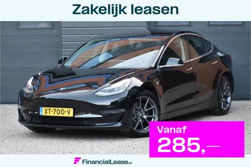 Tesla Model 3 Long Range AWD 75 kWh Glasdak Leder Camera Key, Auto's, Tesla, Bedrijf, Lease, Financial lease, Model 3, ABS, Adaptive Cruise Control