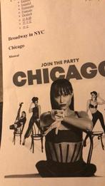 Musical. Chicago te zien in New York  6 mei 19.00 uur, Tickets en Kaartjes, Overige Tickets en Kaartjes, Twee personen