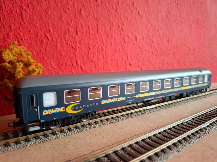 Heris 12206 Couchette Bcm rijtuig EETC (1), Hobby en Vrije tijd, Modeltreinen | H0, Nieuw, Wagon, Gelijkstroom, Overige merken