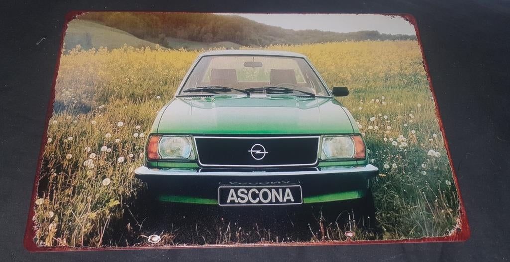 Wandbord ascona, Ophalen of Verzenden, Nieuw, Auto's