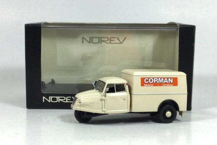 Norev 1:43 Goliath Goli 1:43 (1955) "Corman" NIEUW, Hobby en Vrije tijd, Modelauto's | 1:43, Nieuw, Auto, Norev, Ophalen of Verzenden
