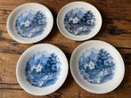 4 bordjes van Hertel Jacob, Antiek en Kunst, Ophalen of Verzenden