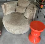HEERLIJKE LOUNGE FAUTEUIL MET KUSSENS, Huis en Inrichting, Fauteuils, Ophalen, Zo goed als nieuw, Stof, 75 tot 100 cm