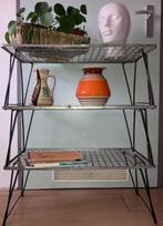 Vintage rek; metaal inklapbaar, Ophalen of Verzenden, Huis en Inrichting