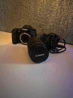 Canon EOS 70D, Audio, Tv en Foto, Fotocamera's Digitaal, Canon, 4 t/m 7 keer, 20 Megapixel, Zo goed als nieuw