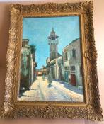 Afrika - Tunis - Mosquée ca. 1930 - J.H. Wolhoff (1881-1941), Antiek en Kunst, Kunst | Schilderijen | Klassiek, Ophalen of Verzenden