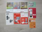 7 folders voor verwarming en koken 1950-1960, Ophalen of Verzenden, Zo goed als nieuw, Folder