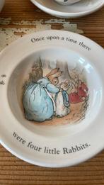 Wedgwood PETER RABBIT kinderservies, Huis en Inrichting, Keuken | Servies, Ophalen of Verzenden, Zo goed als nieuw, Wedgwood, Kop(pen) en/of Schotel(s)