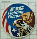 USAF embleem F-16 Fighting Falcon, Verzenden, Luchtmacht, Amerika, Embleem of Badge