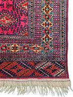 Handgeknoopt Perzisch Turkmeni tapijt nomad 129x198cm, Persian, 100 tot 150 cm, Crème, Onbekend