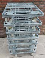 7 Transportkarren 80x60 ZGAN, Doe-het-zelf en Verbouw, Transportwagens, Ophalen, Zo goed als nieuw, Transportkar