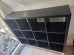 Kallax kast ikea zwart bruin, Ophalen, Zo goed als nieuw, 25 tot 50 cm, Minder dan 100 cm