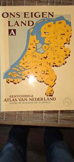 ATLAS: Ons Eigen Land, Gelezen, Overige atlassen, Ophalen of Verzenden, W. Bakker en H. Rusch