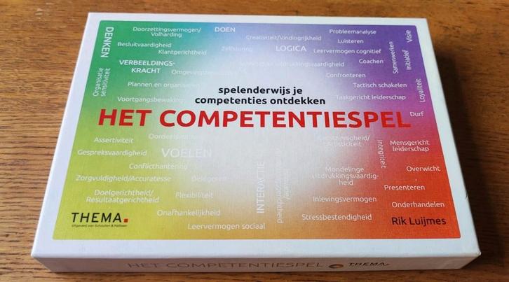 Het Competentiespel - THEMA l Rik Luijmes, Hobby en Vrije tijd, Gezelschapsspellen | Overige, Gebruikt, Ophalen of Verzenden