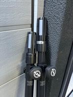 2x K&M Tussenpaal M20 naar 35mm Quick Lock, Muziek en Instrumenten, Standaards, Ophalen, Zo goed als nieuw, Instrumentstandaard