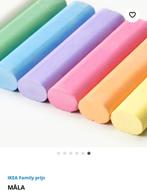 IKEA mala stoepkrijt krijt krijtjes 9 stks kleuren 1 doosje, Ophalen of Verzenden, Zo goed als nieuw