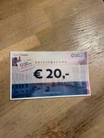 Hotel giftcard twv 20€, Tickets en Kaartjes, Kortingen en Cadeaubonnen, Eén persoon, Kortingsbon